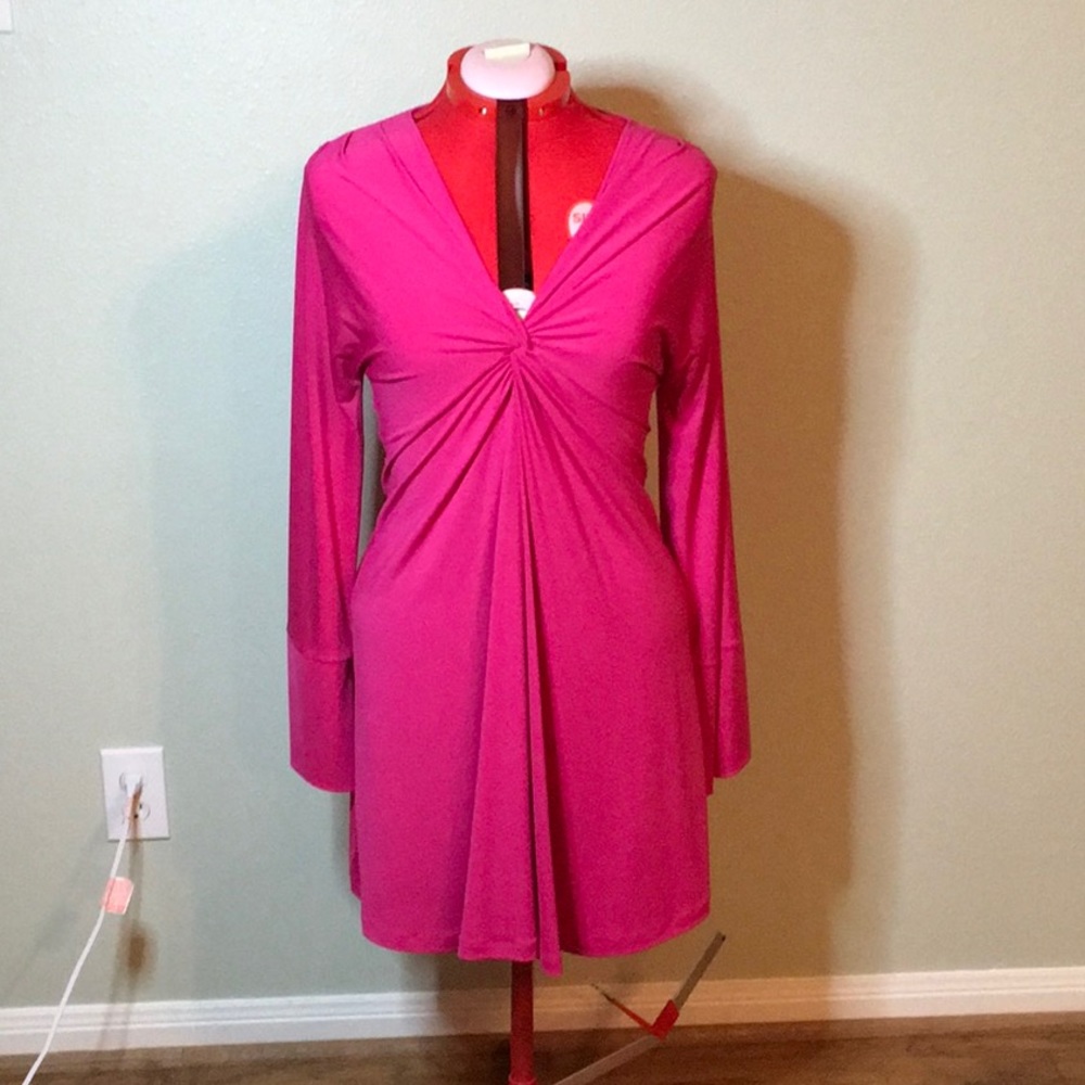 3/$10 Moda 70’ inspired pink dress